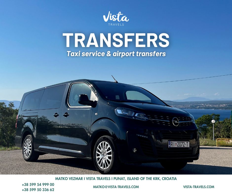van taxi transfers Krk